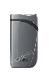 зажигалка сигарная colibri falcon, серый металлик li310t11