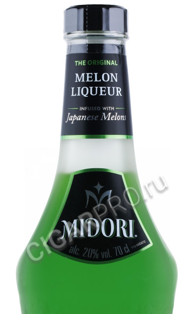 этикетка ликер midori melon 0.7л