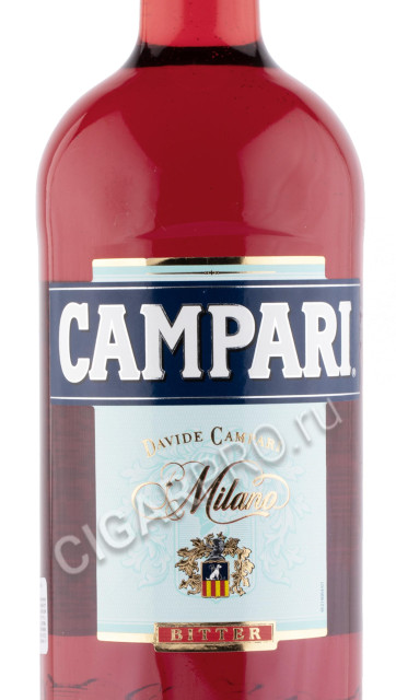 этикетка ликер campari 1л