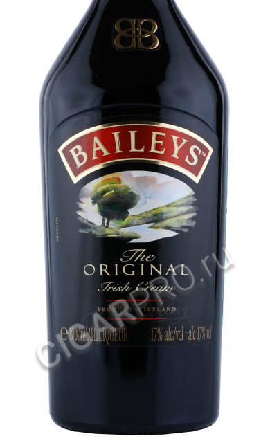 этикетка ликер baileys original irish cream 1л