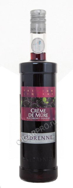 vedrenne creme de mure купить ликер крем ежевичный цена