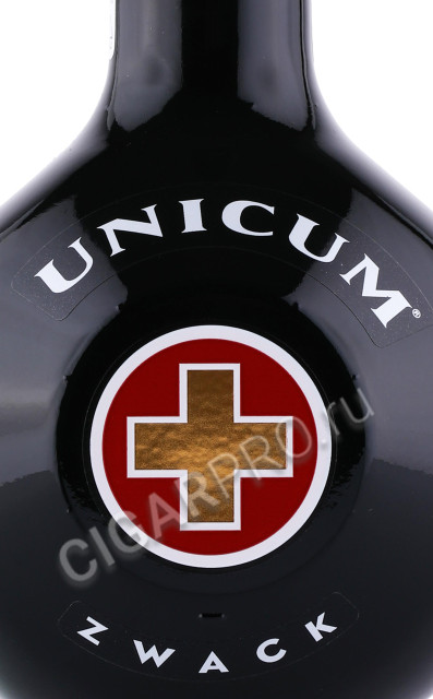 этикетка ликер zwack unicum 0.5л