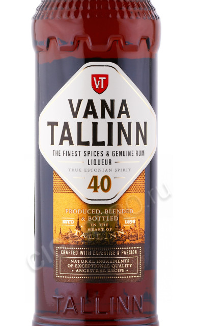 этикетка ликер vana tallinn 0.2л