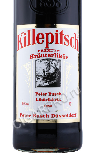 этикетка ликер killepitsch 0.7л