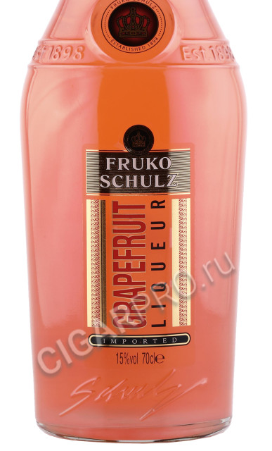 этикетка ликер fruko schulz grapefruit 0.7л