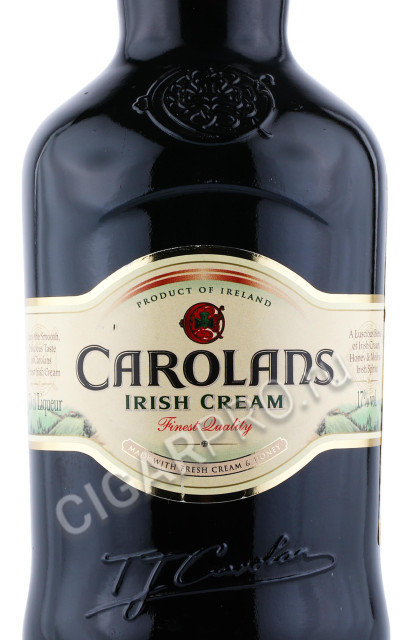 этикетка ликер carolans irish cream 0.7л