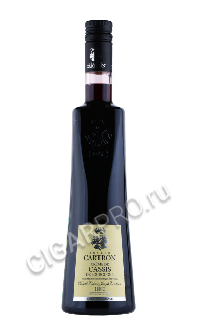 ликер joseph cartron creme de cassis de bourgogne 0.7л