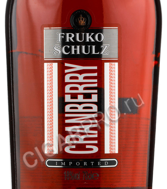 этикетка fruko schulz cranberry 0.7 l