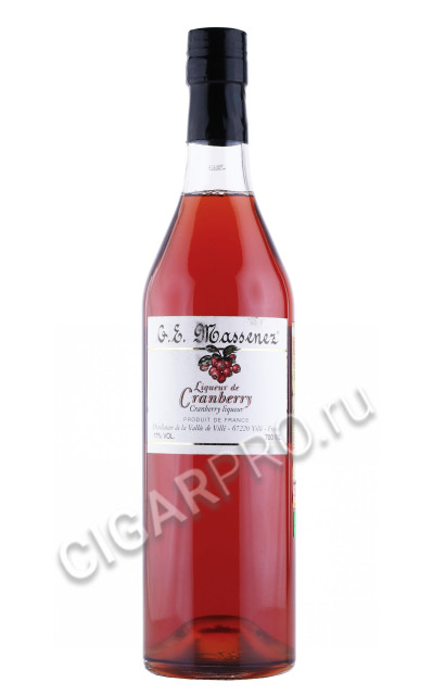 ликер g e massenez liqueur de cranberry 0.7л