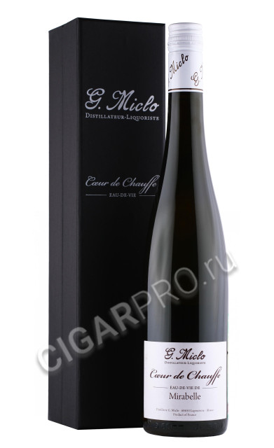 ликер g miclo eau de vie quetsche coeur de chauffe 0.7л в подарочной упаковке