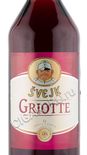 этикетка ликер griotte 1л