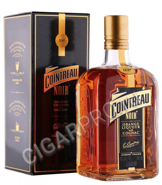 ликер cointreau noir 0.7л в подарочной упаковке