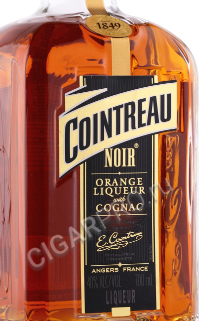 этикетка ликер cointreau noir 0.7л