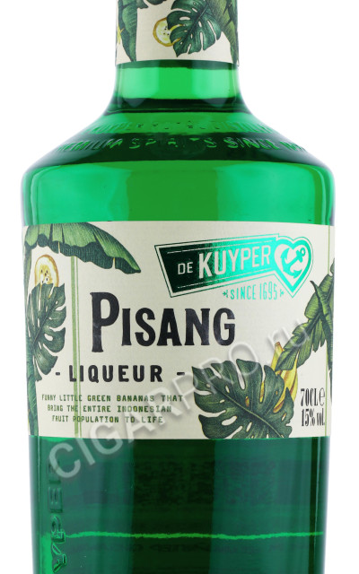 этикетка ликер de kuyper pisang 0.7л