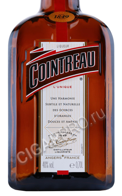 этикетка ликер cointreau 0.7л