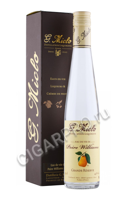 о де ви де g miclo eau de vie grande reserve poire williams 0.35л в подарочной упаковке