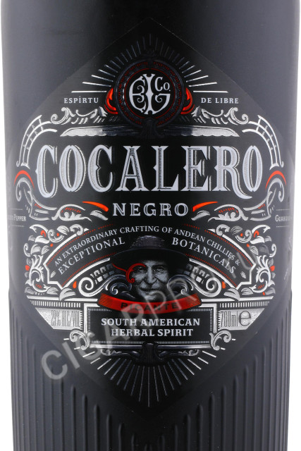 этикетка cocalero negro купить ликер кокалеро негро 0.7л цена