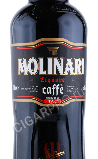 этикетка ликер molinari caffe 0.7л