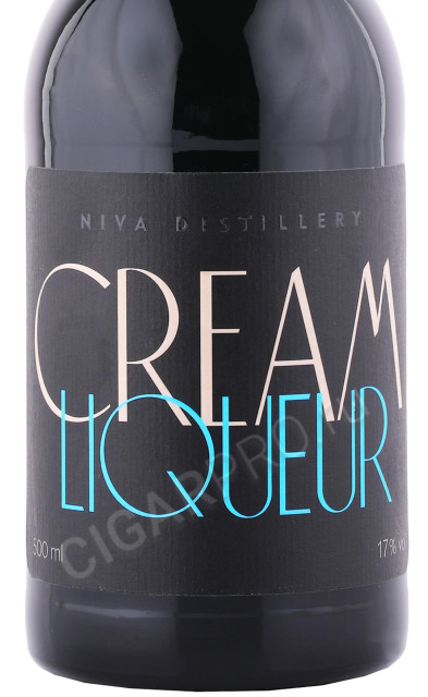 этикетка ликер niva distillery cream 0.5л