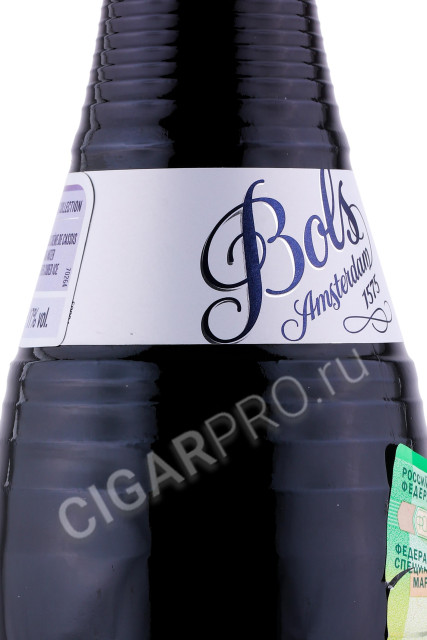 этикетка ликер bols creme de cassis 0.7л