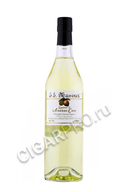 ликер g e massenez liqueur d ananas coco 0.7л