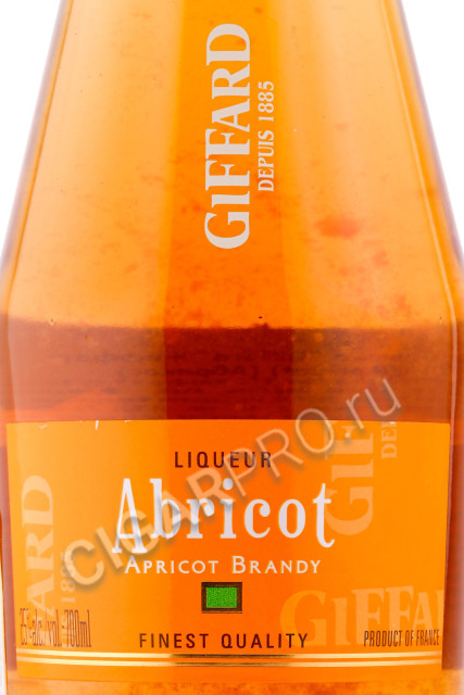 этикетка ликер giffard abricot 0.7л