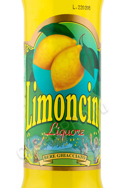 этикетка ликер limoncino 0.7л