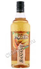 ликер pages banane 0.7л