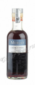 ликер merlet creme de mure souvage 200 ml ликер крем де мюр соваж 0.2 л