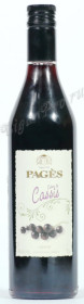 ликер пажес из черный смородины ликер pages creme de cassis