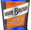 этикетка marie brizard curacao blue №3 0.7 l