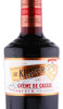 этикетка ликер de kuyper creme de cassis 0.7л