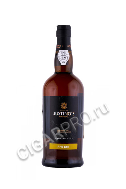 мадейра justino’s madeira fine dry 0.75л