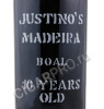 этикетка justino´s madeira bual medium rich 10 years old