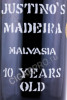 этикетка мадейра justino’s madeira malvasia rich 0.75л