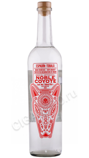 мескаль noble coyote artesanal espadin tobala 0.7л