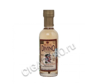 mezcal divino reposado 0.05л купить мескаль дивино репосадо с гусеницей голубой агавы цена