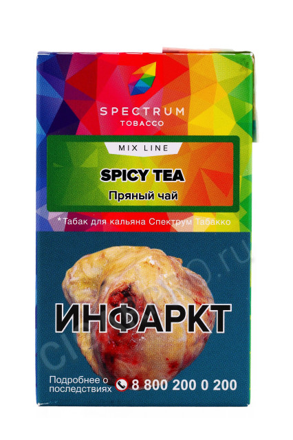 табак для кальяна spectrum mix line spicy tea 40г