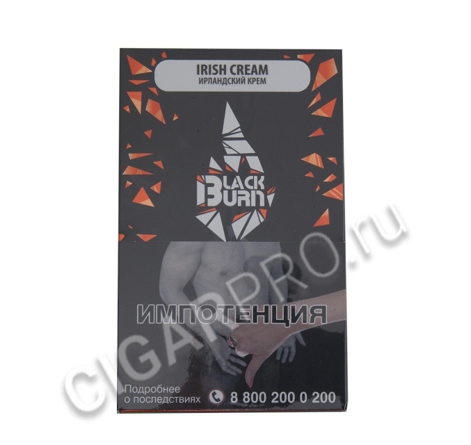 табак для кальяна black burn irish cream (черный берн ирландский крем) 100г