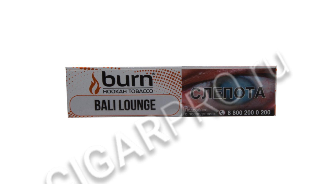 табак для кальяна burn bali lounge (берн бали лаундж) 20г