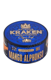 Табак для кальяна Kraken Mango Alphonso S21 Medium Seco 100г
