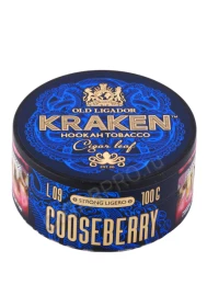 Табак для кальяна Kraken Gooseberry L09 Strong Ligero 100г