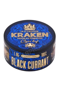 Табак для кальяна Kraken Black Currant L06 Strong Ligero 100г