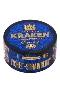 Табак для кальяна Kraken Lychee Strawberry L11 Strong Ligero 100г