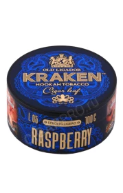 Табак для кальяна Kraken Raspberry L05 Strong Ligero 100г