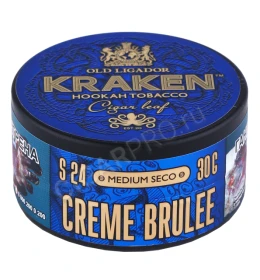 Табак для кальяна Kraken Creme Brulee S24 Medium Seco 30г