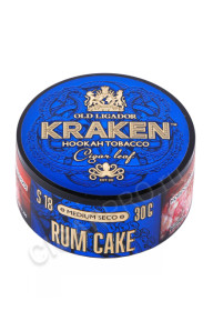 табак для кальяна kraken rum cake s18 medium seco 30г