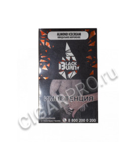 табак для кальяна black burn almond icecream (черный берн миндальное мороженое) 100г