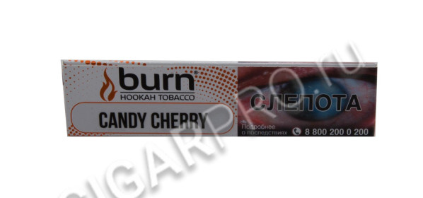 табак для кальяна burn candy cherry (берн кэнди черри) 20г