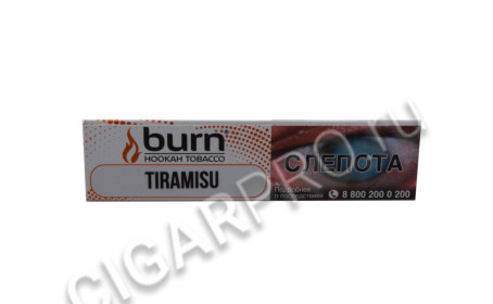 табак для кальяна burn tiramisu (берн тирамису) 20г